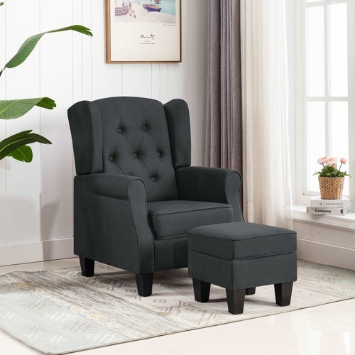 Sessel mit fußhocker - mit,
