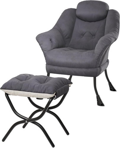 Sessel mit hocker ohrensessel - sessel,
