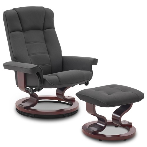 Mcombo relaxsessel mit hocker - mit,