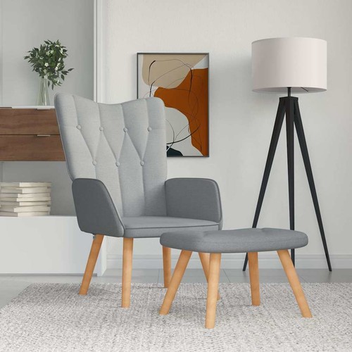 Vidaxl relaxsessel mit hocker - vidaxl,