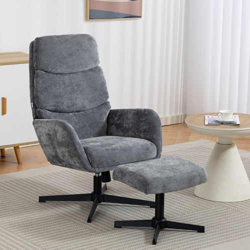 Homcom relaxsessel mit hocker - homcom,